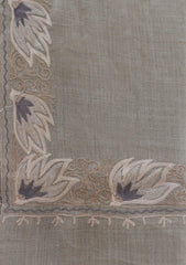 Wool Ari Work Shawl D - 27D - M GREY