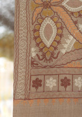 Wool Ari Work Shawl D - 21H - D SKIN