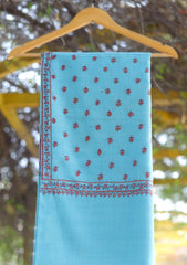 Wool Needle Work Shawl D - 70B - FEROZI