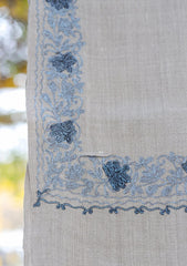 Wool Ari Work Shawl D - 32 - M Grey