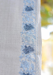 Wool Ari Work Shawl D - 32 - M Grey