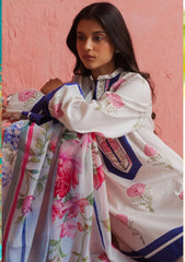 Lawn Collection - Coco by Zara Shahjahan - Coco Prints - CZA24#5 - MELON BLUSH