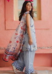 Lawn Collection - Coco by Zara Shahjahan - Coco Prints - CZA24#4 - BLUEBERRY