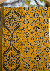 Pure Pashmina Kaani Jamawar Shawl D - 102 - Mustard