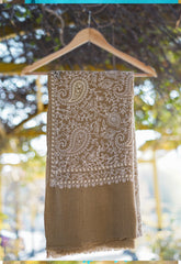 Wool Ari Work Shawl D - 102 - Golden