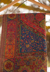 Silk Jamawar Work Shawl D - 04 - Multi