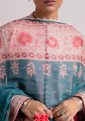 Lawn Collection - Zara Shahjahan - Coco - Prints - CP24#03 - Gulabi