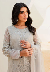 Formal Collection - Mashq - Sejal - Chiffon - BARELY BLUE (QS23-504)