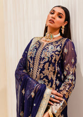 Formal Collection - Mashq - Sejal - Chiffon - OCEAN CAVERN (QS23-505)