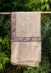 Ari Work Wool Shawl D - 75 - Skin