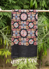 Pashmina Ari Work Scarf D - 13 - Black
