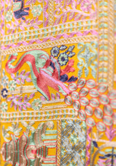 Pashmina Ari Work Scarf D - 23 - Mustard