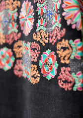 Pashmina Ari Work Scarf D - 13 - Black