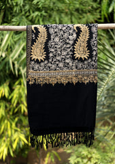Pashmina Ari Work Scarf D - 18 - Black
