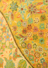 Pashmina Kani Jamawar Scarf D - 33 - Golden
