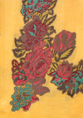 Pashmina Kani Jamawar Shawl D - 141 - Yellow