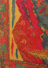 Pashmina Kani Jamawar Shawl D - 127 - Mustard