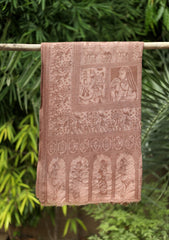 Pashmina Kani Jamawar Shawl D - 129 - DT Pink