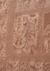 Pashmina Kani Jamawar Shawl D - 129 - DT Pink