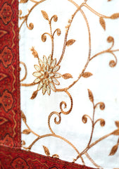 Ari Work Wool Shawl D - 64 - E White