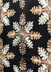 Ari Work Wool Shawl D - 86 - Black