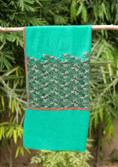 Pashmina Kashmiri Work Shawl D - 03 - Green