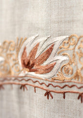 Ari Work Wool Shawl D - 79 - L Brown