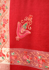 Pashmina Jamawar Shawl D - 22 - Maroon