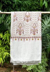 Ari Work Wool Shawl D - 95 - L Grey