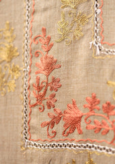 Ari Work Wool Shawl D - 80 - G Brown