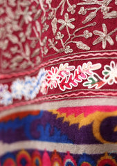 Pashmina Ari Work Scarf D - 03 - Magenta