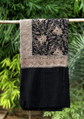 Ari Work Wool Shawl D - 84 - Black