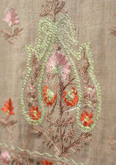 Ari Work Wool Shawl D - 62 - L Brown