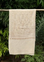 Pashmina Ari Work Shawl D - 204 - Skin