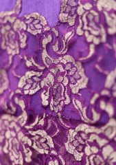 Pashmina Kashmiri Work Shawl D - 04 - Purple