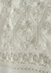 Pashmina Ari Work Scarf D - 20 - White