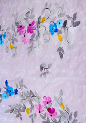 Lawn Collection - Rubaaiyat - Embroidered - Hand Print - RHP#1E