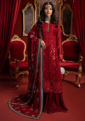 Formal Collection - Sahane - Khawab Deeda - KD#1105 - Crimson