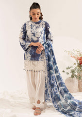 Lawn Collection - Asifa & Nabeel - Leia - LL#16 MAVI