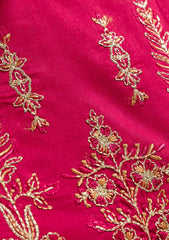 Lawn Collection - MOR Bagh - P/Emb - V03 - 3Pcs - U#26 - Fuchsia Mystery