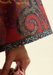 Lawn Collection - MOR Bagh - P/Emb - V03 - 3Pcs - U#31 - Fire Whirl