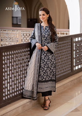 Lawn Collection - Asim Jofa - Monochrome - AM24#07