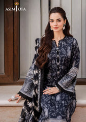 Lawn Collection - Asim Jofa - Monochrome - AM24#09