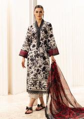Lawn Collection - Zainab Chottani - Tahra - ZCT#5B- MYSTI PEONY