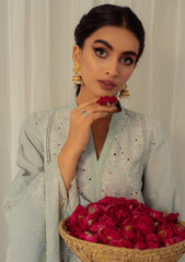 Lawn Collection - Cross Stitch - Chikankari - D#1 | Blue Ivy