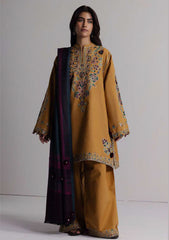 Winter - Coco by Zara Shahjahan - Unstitched 26 - D#2A - Ochre