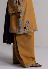 Winter - Coco by Zara Shahjahan - Unstitched 26 - D#2A - Ochre