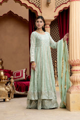 Pret Collection - Manahils - Jal Pari - KURTI-B-007-AQUA