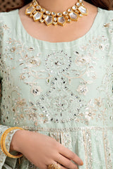 Pret Collection - Manahils - Jal Pari - KURTI-B-007-AQUA