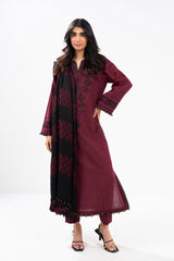 Winter Collection - Al Karam - Unstitched 24 - FW-28-24-MAROON